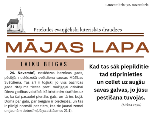 Draudžu Mājas lapa (Novembra avīzīte)