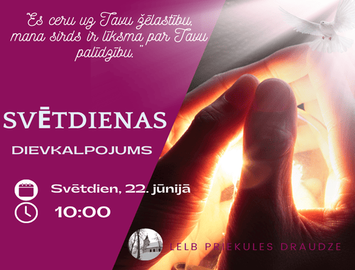 Svētdienas dievkalpojums 22. jūnijā