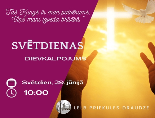 Svētdienas dievkalpojums  29. jūnijā