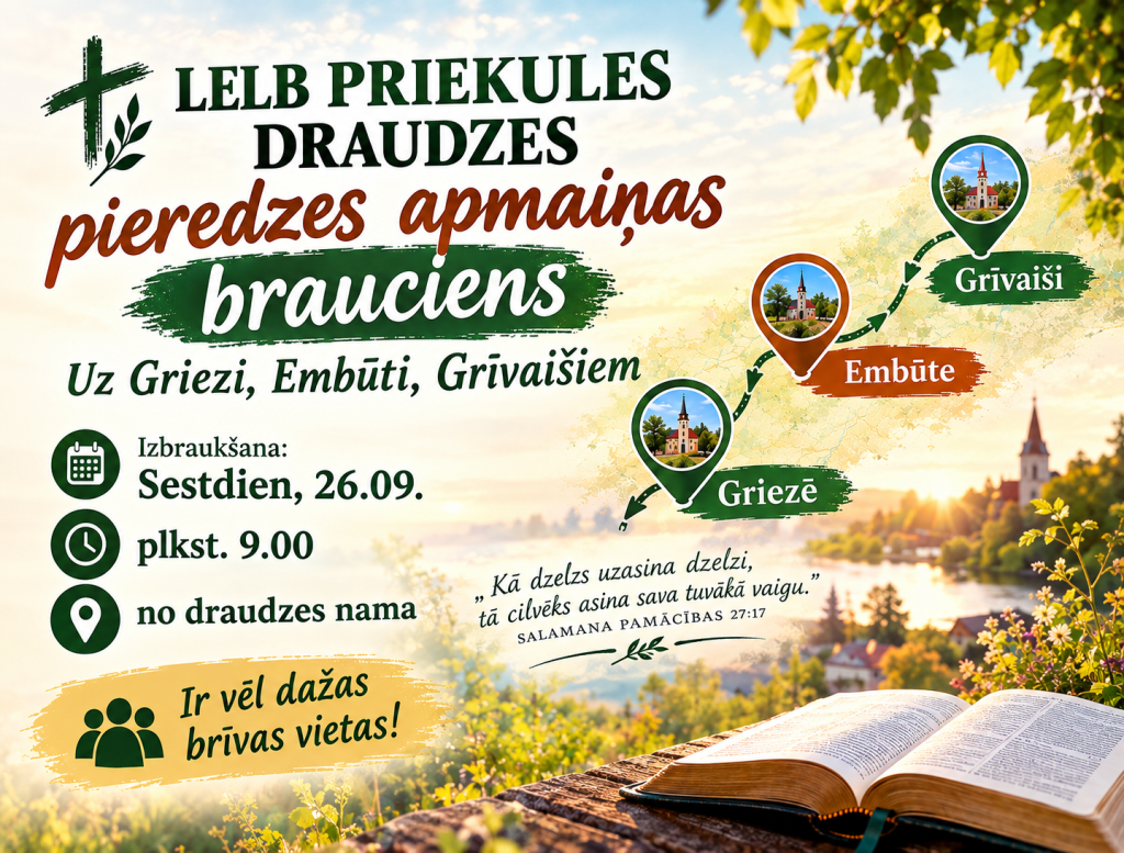 LELB Priekules draudzes pieredzes apmaiņas brauciens.